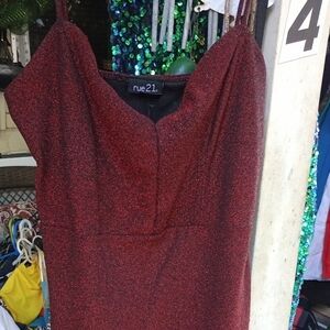 Rue21 Burgundy Mini Dress